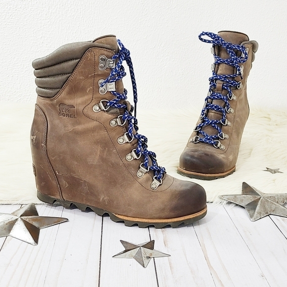 SOREL Conquest wedge hiking boots Kettle Aviation Size 9.5